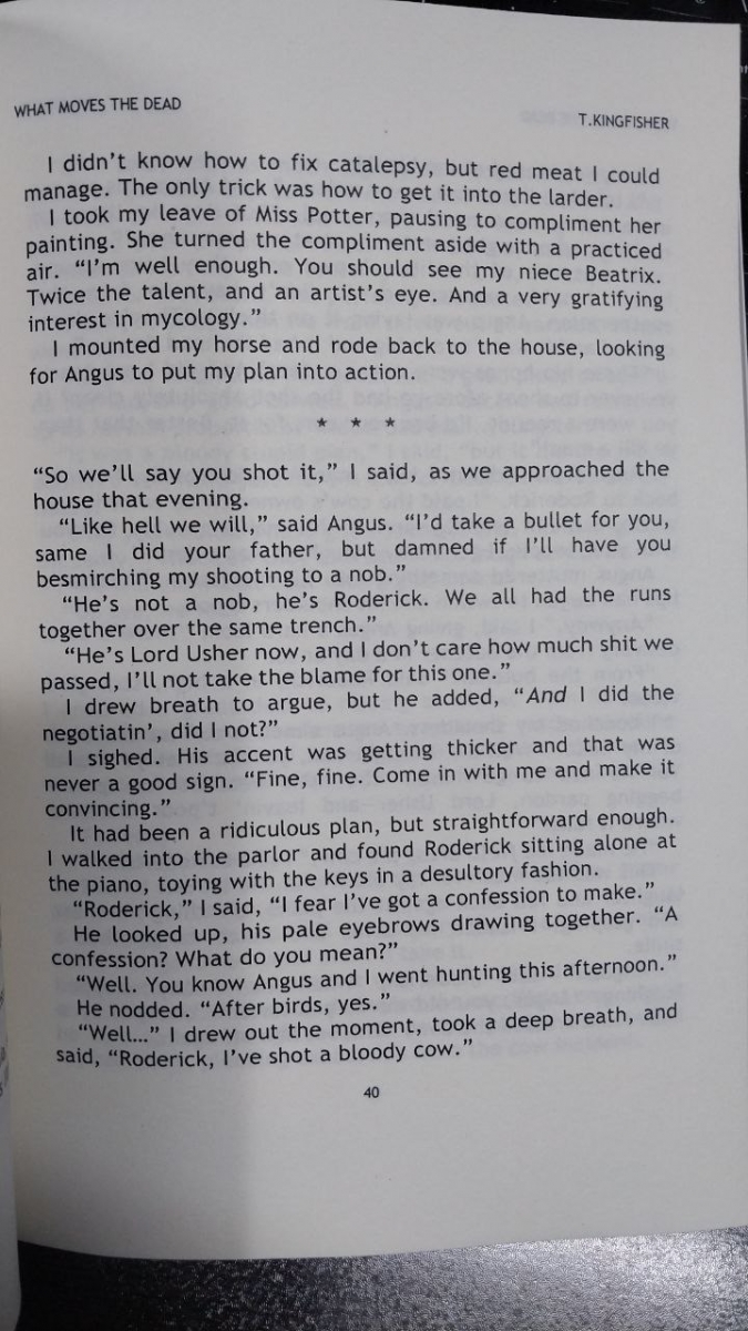 کتاب What Moves The Dead By T.Kingfisher