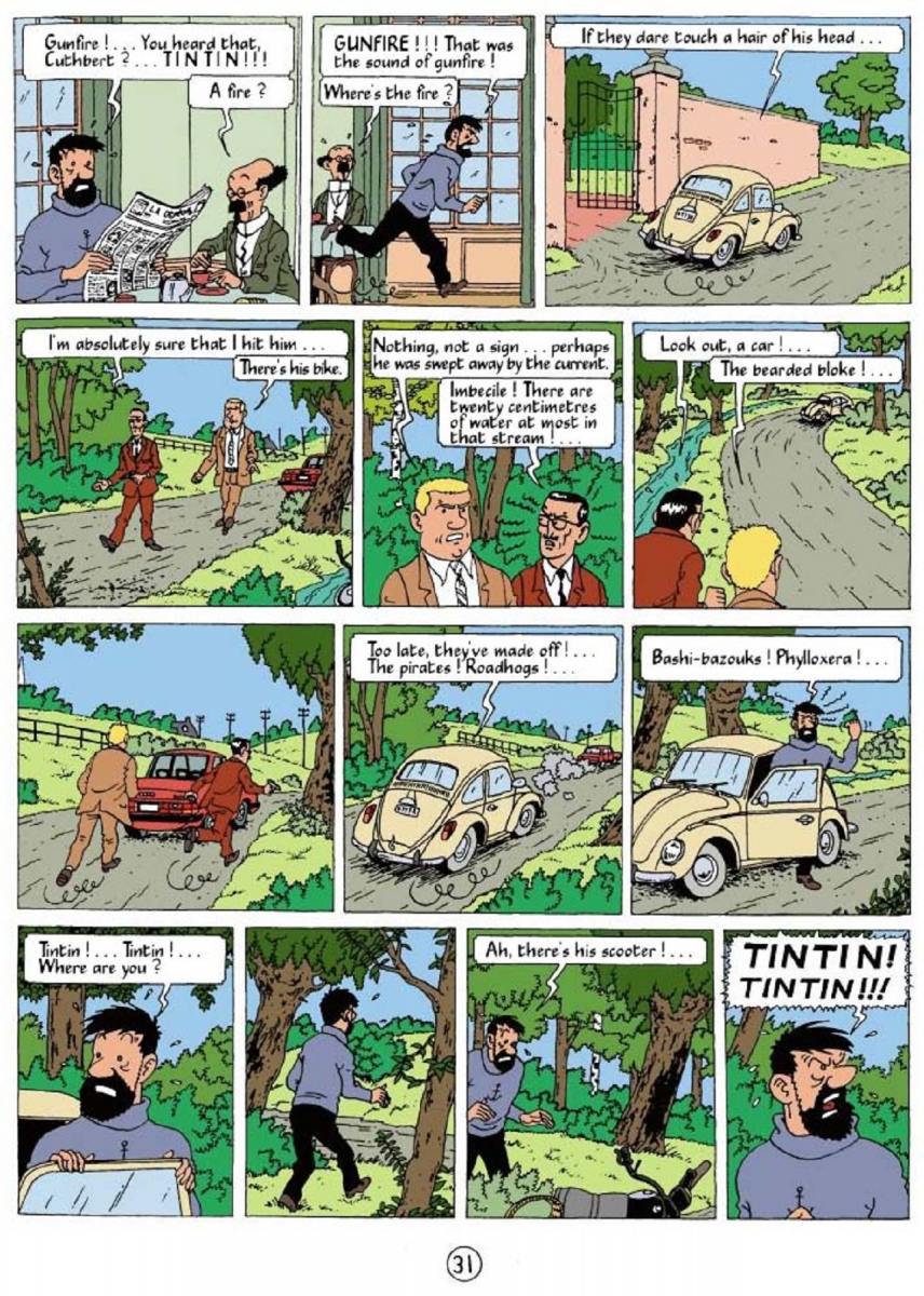 Tintin and Alph-Art  (The Adventures of Tintin) by Hergé