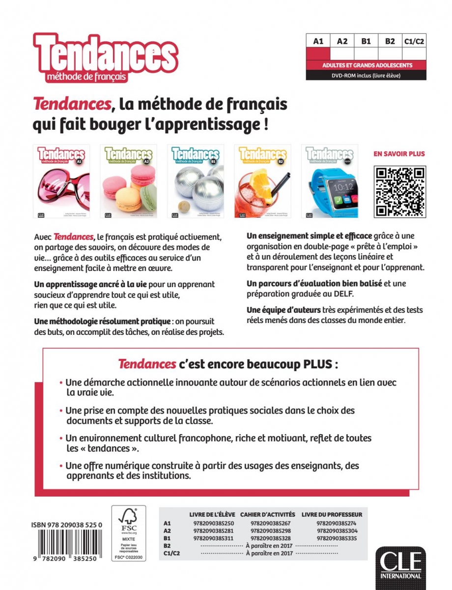 Tendances - Niveau A1 + Cahier + DVD