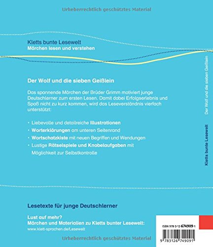 Der Wolf und die sieben Geisslein داستان آلمانی کودکان  رنگی