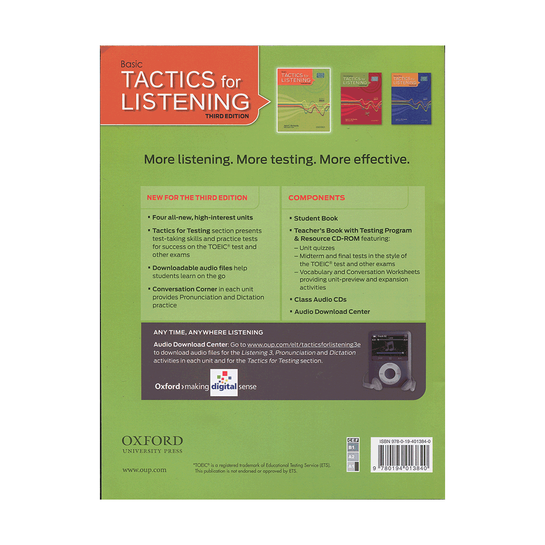 Tactics for Listening Basic 3rd  