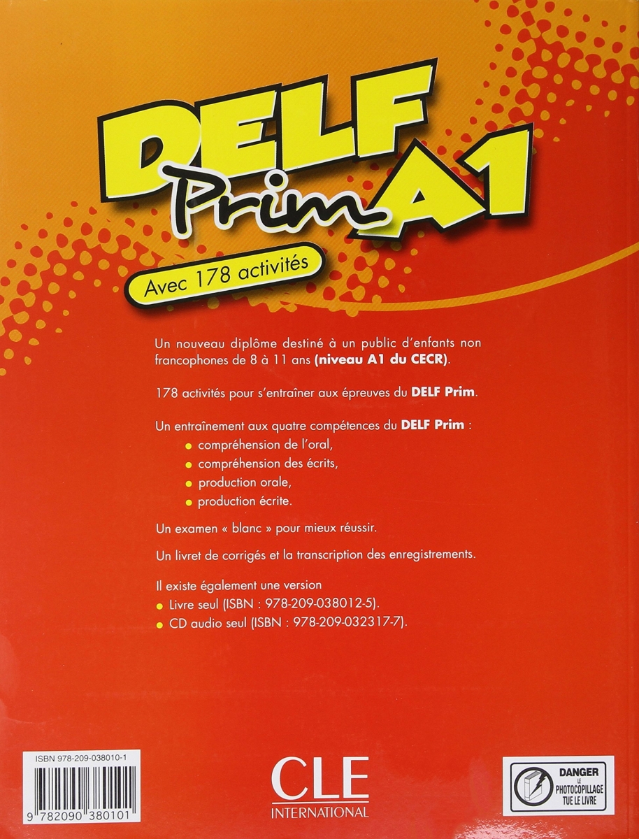 DELF PRIM A1 Cle + CD audio 