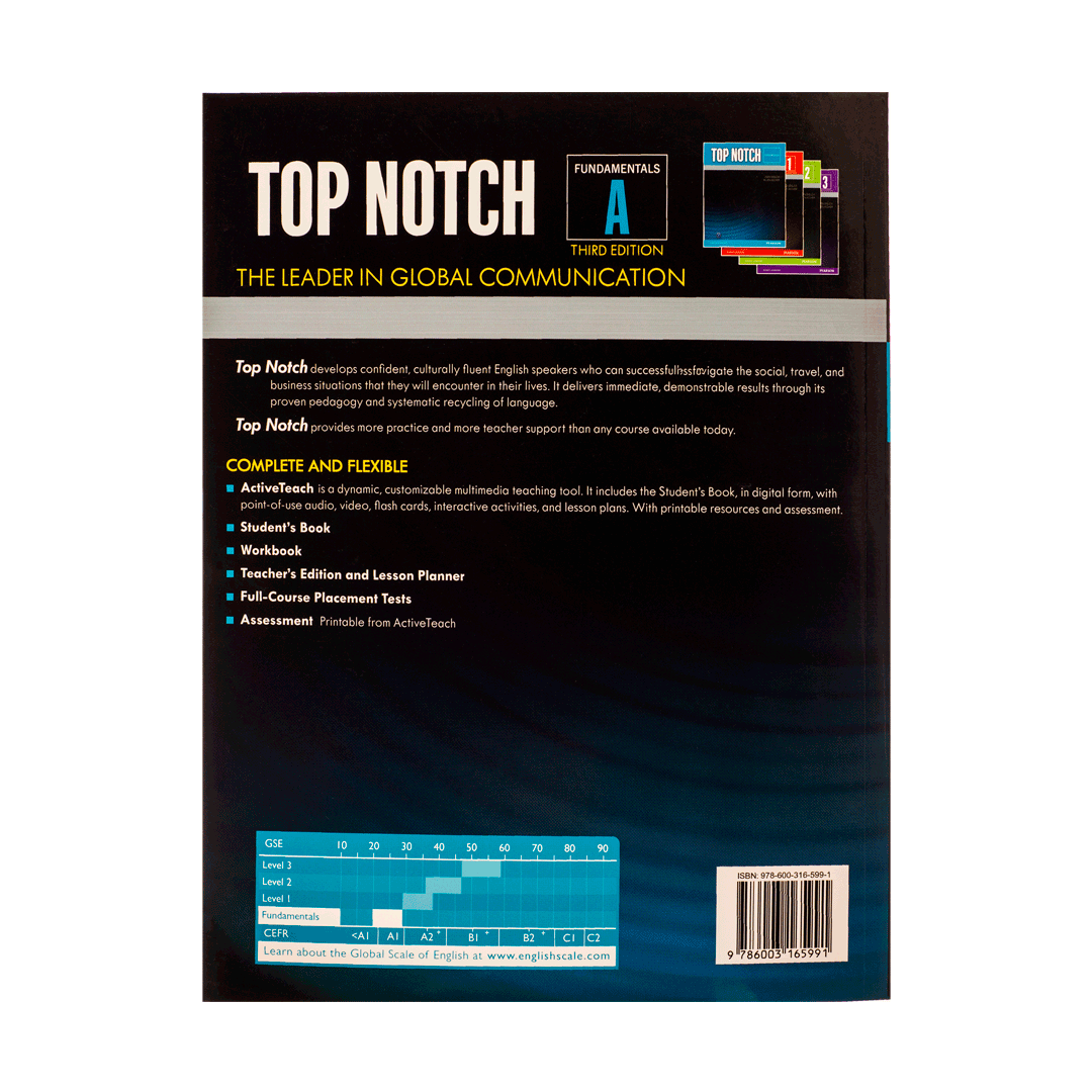 Top Notch 3rd Fundamentals A+DVD تحریر 