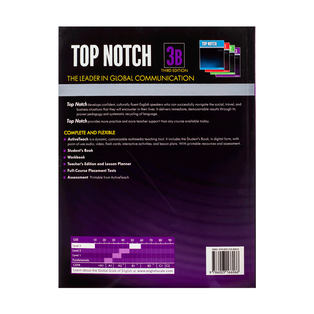 کتاب Top Notch 3rd 3B تحریر 