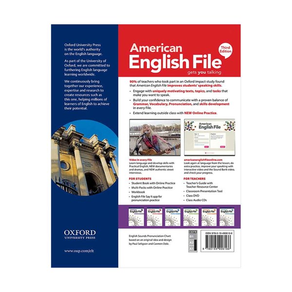 American English File 1 3rd SB+WB  امریکن فایل وزیری