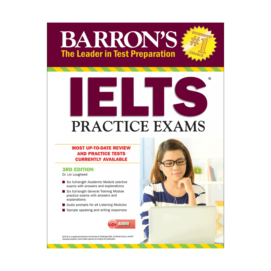 Barrons IELTS Practice Exams 3rd+CD