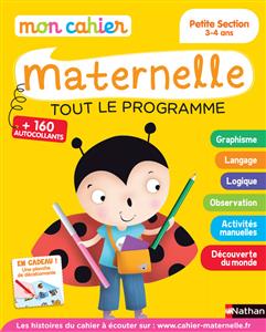 Mon cahier maternelle 3/4 ans