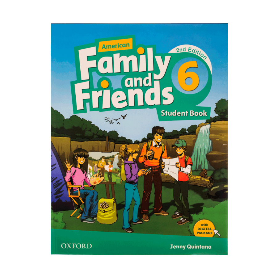 American Family and Friends 6 (2nd) SB+WB+DVD وزیری