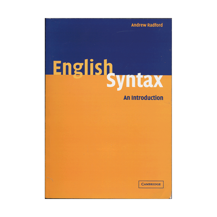 English Syntax an inroduction
