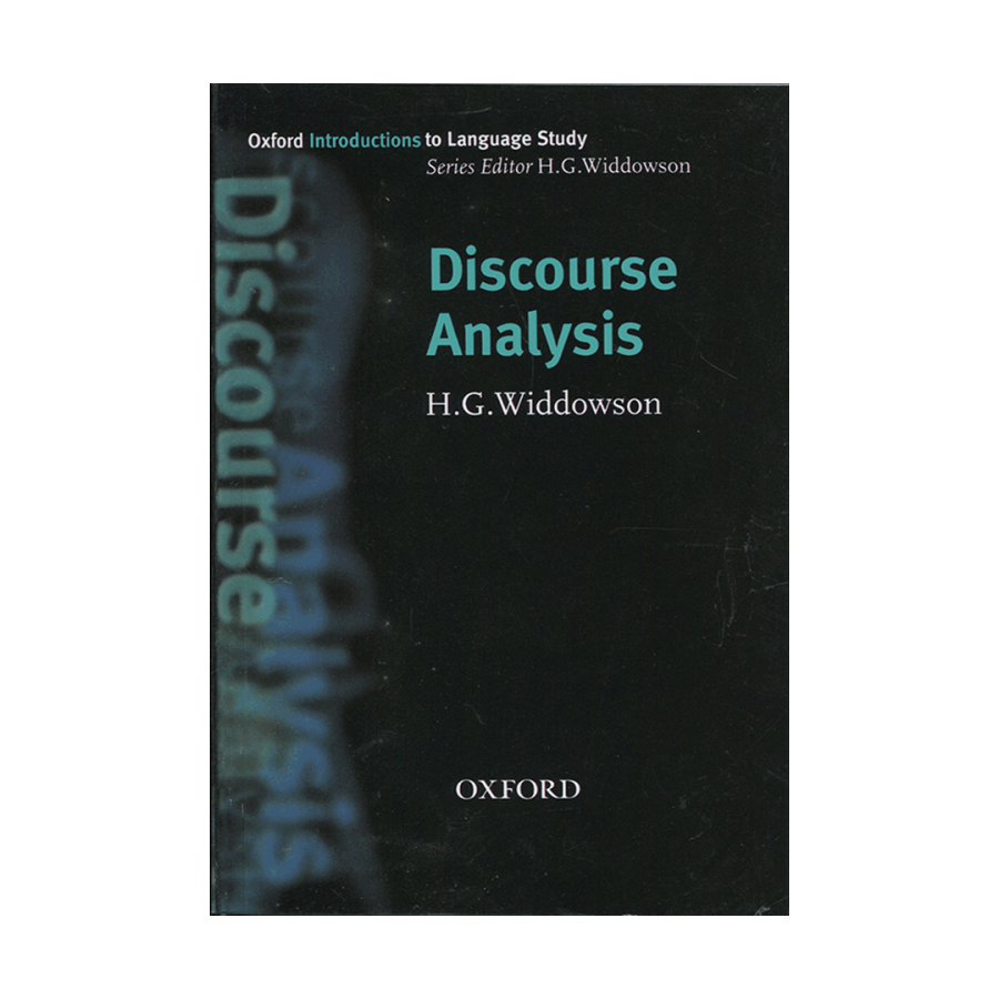 Discourse Analysis (oxford) widdowson