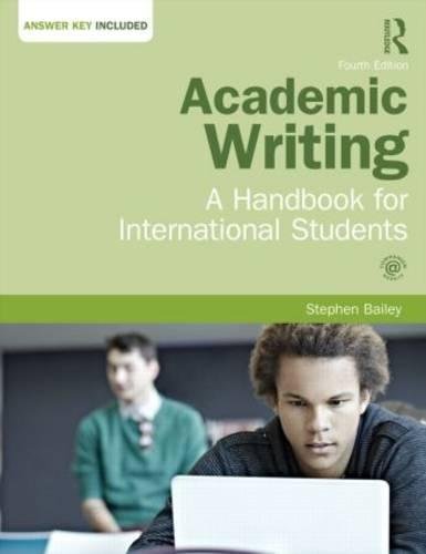 Academic Writing: A Handbook for International Students 4th Edition