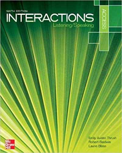Interactions Access Listening And Speaking 6th Edition