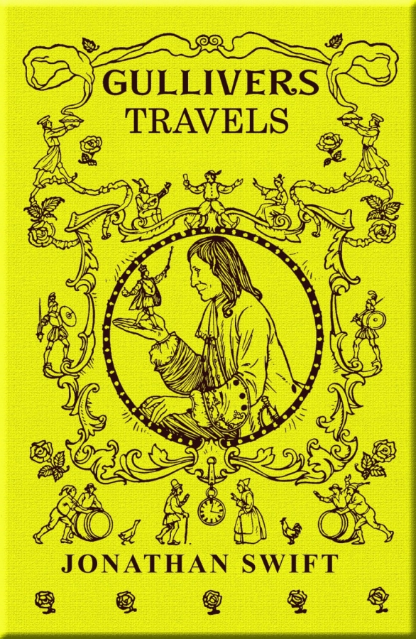  کتاب Gullivers Travels by Jonathan Swift پارچه ای 