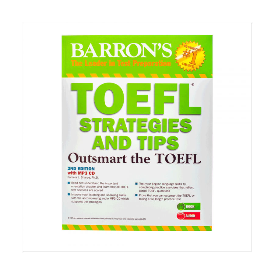Barrons TOEFL Strategies and Tips 2nd+MP3 CD