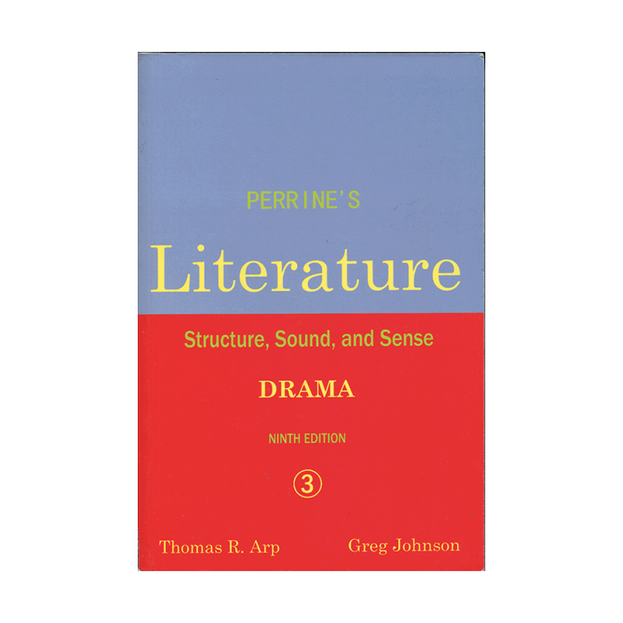 Literature Drama The Elements of Drama 3 (9th) 