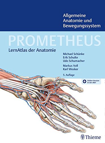 PROMETHEUS Allgemeine Anatomie und Bewegungssystem: LernAtlas der Anatomie سیاه و سفید