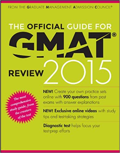  The Official Guide for GMAT Review 2015