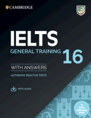  کتاب IELTS CAMBRIDGE 16 general training+CD