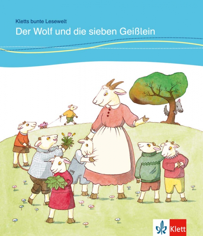 Der Wolf und die sieben Geisslein داستان آلمانی کودکان  رنگی