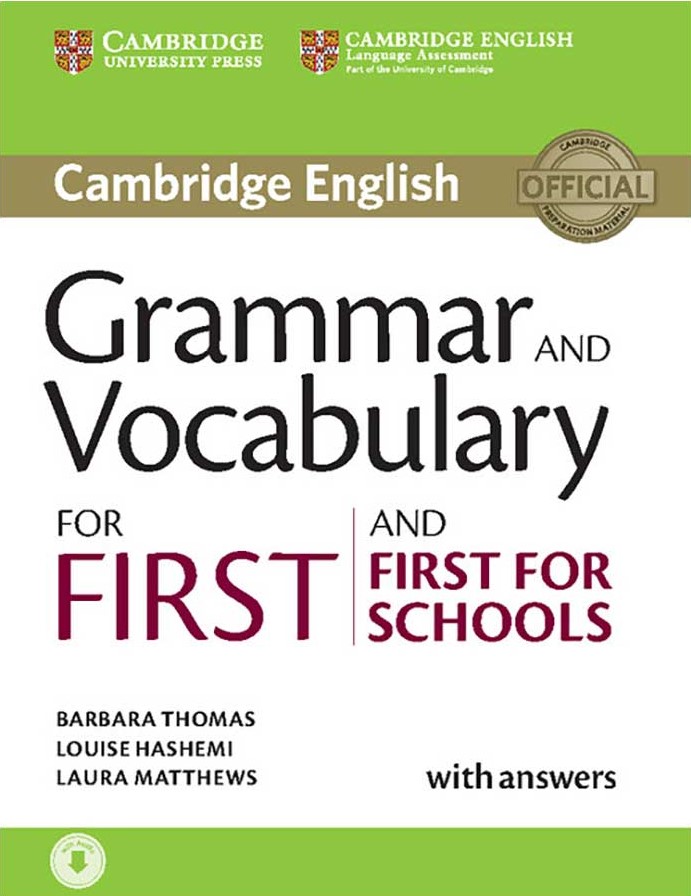 Grammar and Vocabulary for First and First for School  کتاب