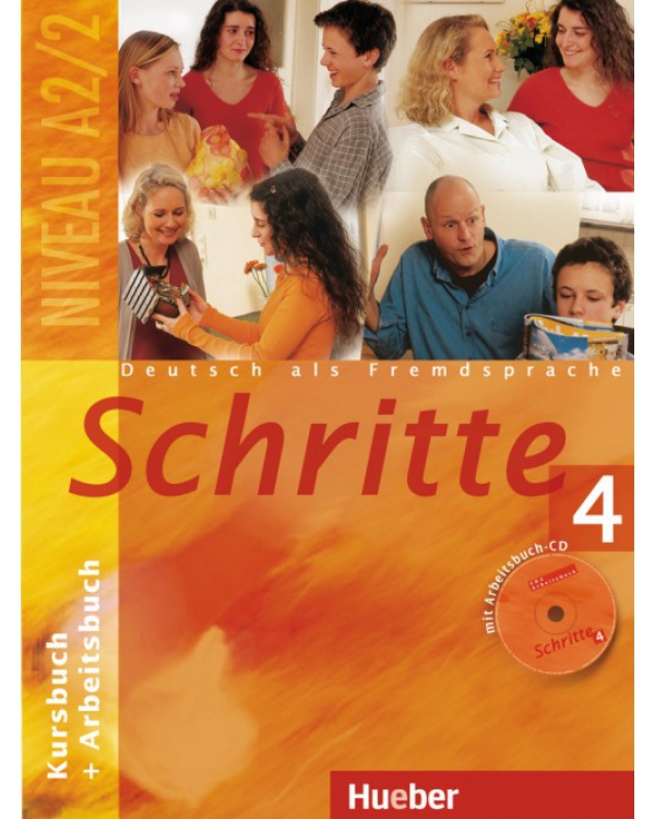 Schritte 4: Deutsch als Fremdsprache / Kursbuch + Arbeitsbuch 