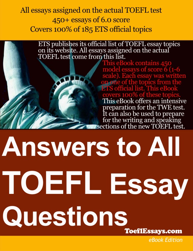 Sample Essays for the TOEFL Writing Test TWE