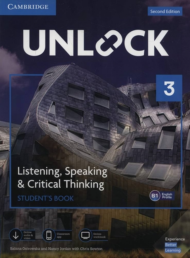 کتاب Unlock 2nd Edition 3 Listening, Speaking And Critical Thinking