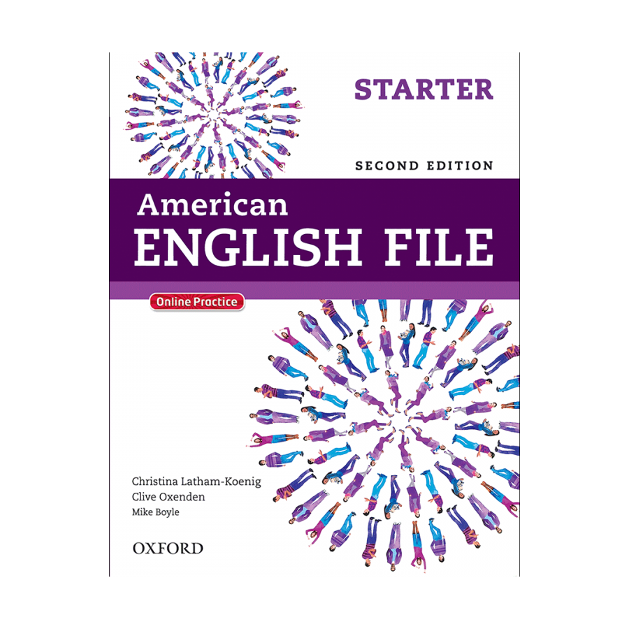 American English File Starter (2nd) SB+WB+2CD+DVD امریکن فایل 