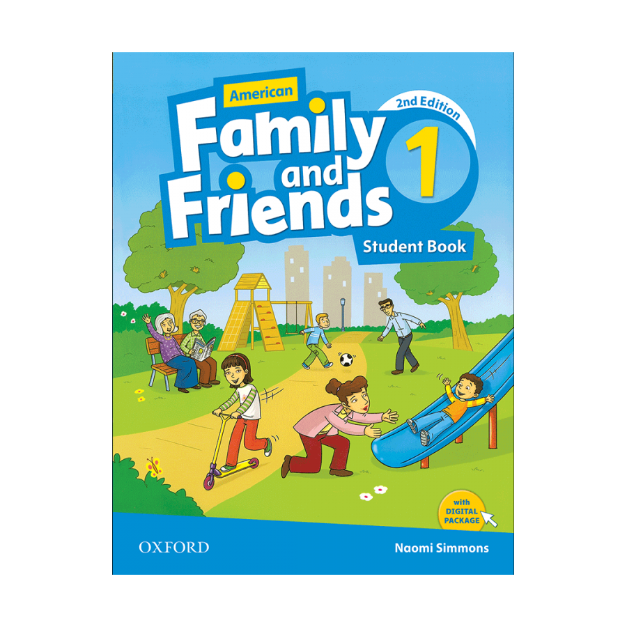 American Family and Friends 1 (2nd) SB+WB وزیری