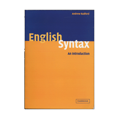  کتاب English Syntax an inroduction
