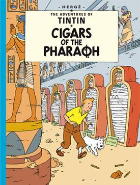  کتاب Tintin Cigars of the Pharaoh by Hergé