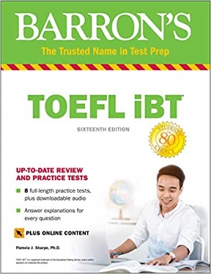 Barrons TOEFL iBT 16th +DVD