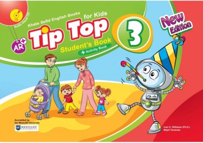 کتاب آموزشی Tip Top 3 (ویرایش جدید)……….Tip Top 3 student’s & Activity Book New edition