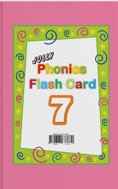 Jolly Phonics 7 FlashCards فلش کارت جولی 