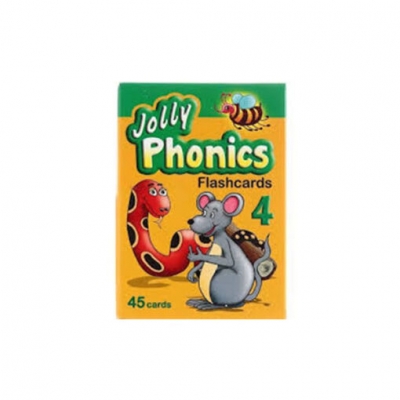 Jolly Phonics 4 FlashCards فلش جولی فونیکس 4
