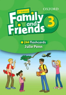 فلش کارت فامیلی  بریتیش Flash Cards Family and Friends 3 2nd