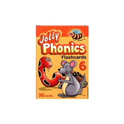 Jolly Phonics 6 FlashCards فلش کارت جولی 6