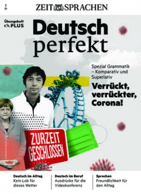 مجله زبان آلمانی DEUTSCH PERFEKT PLUS (02/2021)
