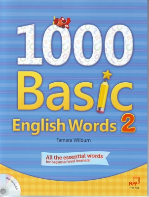 1000 Basic English Words 2, All the Essential Words for Beginner Level Learners (w/Audio CD) 